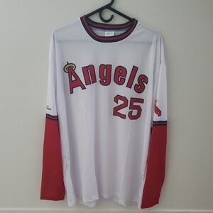 LA Angels Throwback Long Sleeve Tee